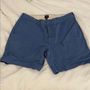 J Crew 7 inch Flat front chino shorts